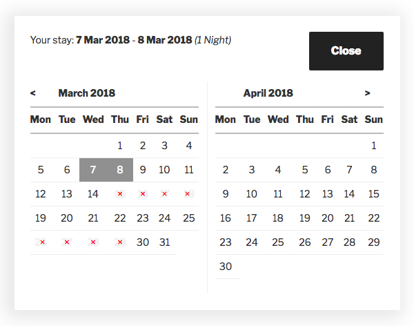 Enhanced Calendar - Datepicker